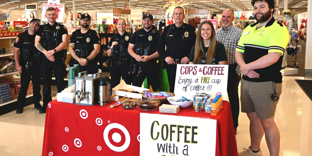 Thursday Morning Owasso Target Shoppers Treated to Coffee and Conversations with OPD