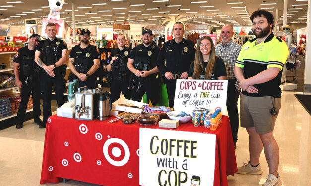 Thursday Morning Owasso Target Shoppers Treated to Coffee and Conversations with OPD