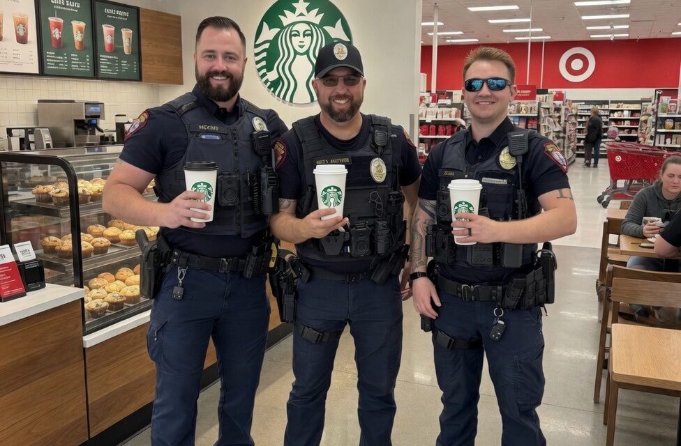 Cops and Coffee Event May 14th at Owasso Target