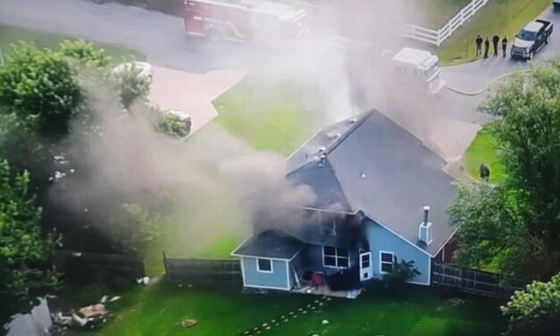 Owasso Fire and Medics responded Thursday morning to assist the Limestone Fire Department with a house fire