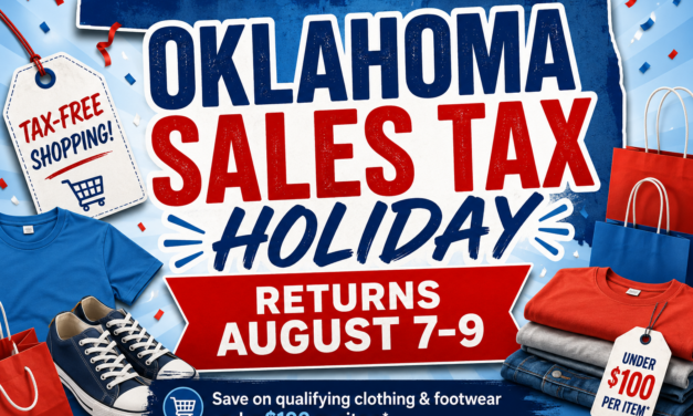 Oklahoma Sales Tax Holiday Returns August 7-9