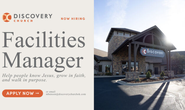 Discovery Church Hiring Facilities Manager