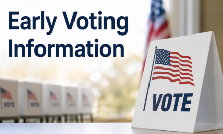 EARLY VOTING BEGINS THURSDAY