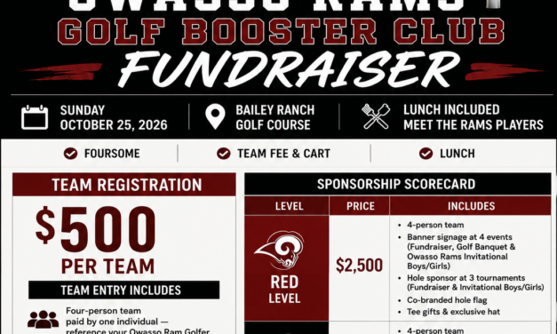 Calling all Owasso Rams golf supporters!