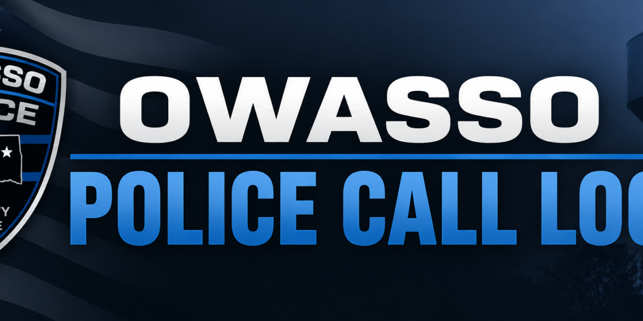 Owasso Police Call Logs September 16-30, 2026