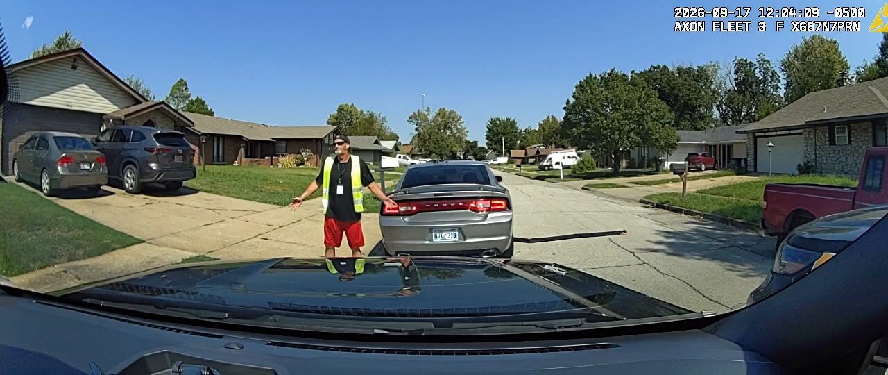 SPEEDER GIVES ONE-FINGER SALUTE, GOES TO JAIL