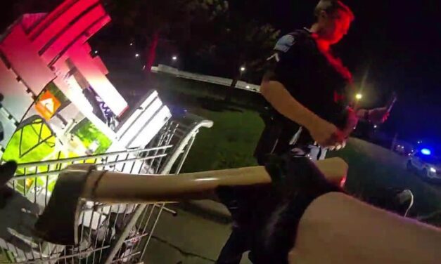 WALMART THEFT SUSPECT STOPPED IN HIS TRACKS… BY A SHOPPING CART!